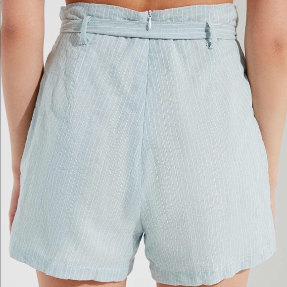 Urban Outfitters Antibes Tie Front Stripe Shorts - Picture 3 of 4